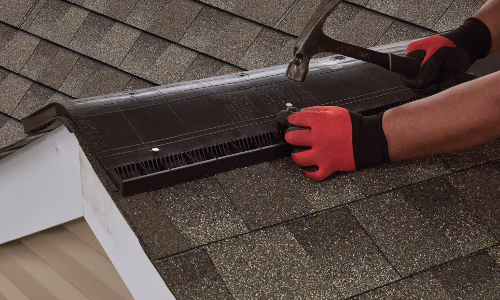 Ridge Vent Attic Ventilation System